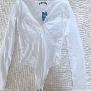 Abercrombie long sleeve bodysuit